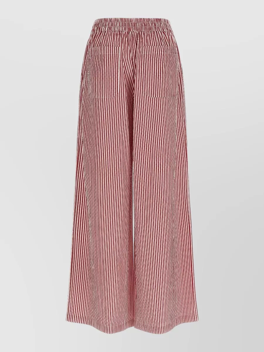 P.a.r.o.s.h. Striped Wide-Leg Trousers