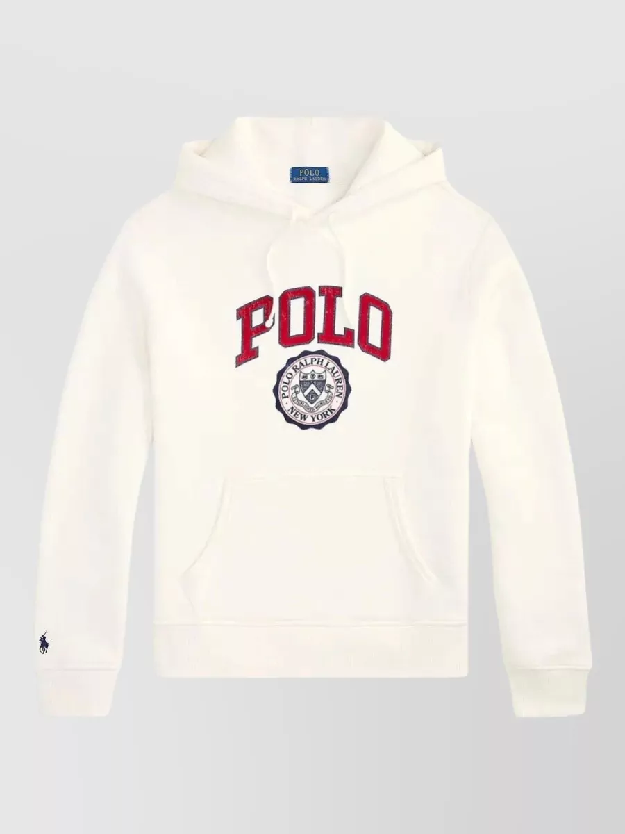 Polo Ralph Lauren logo fleece hoodie