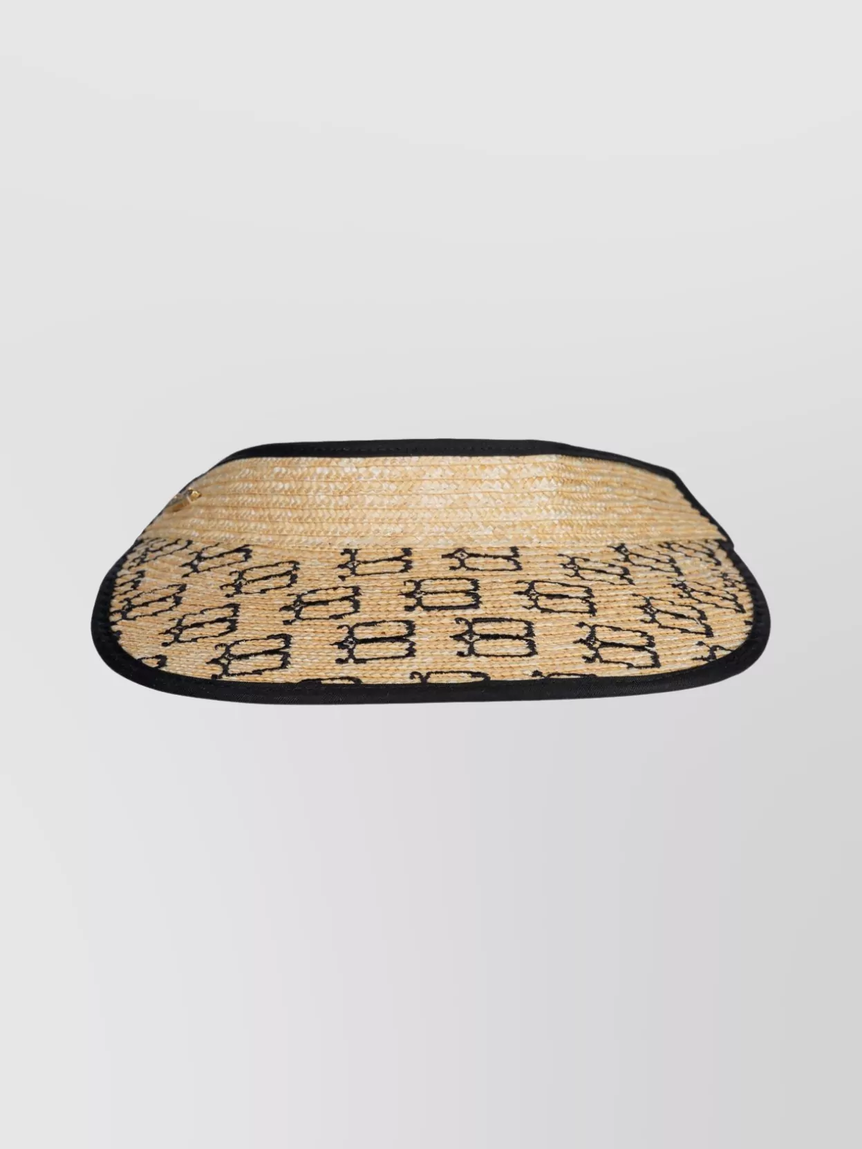 Borsalino Wide Brim Hat Contrast Trim In Neutral