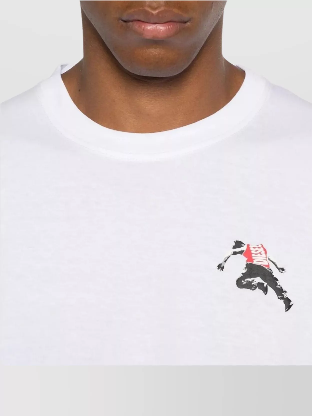 Diesel Graphic Print Crew Neck T-Shirt