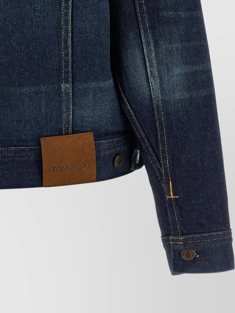 Tom Ford Denim Cropped Jacket