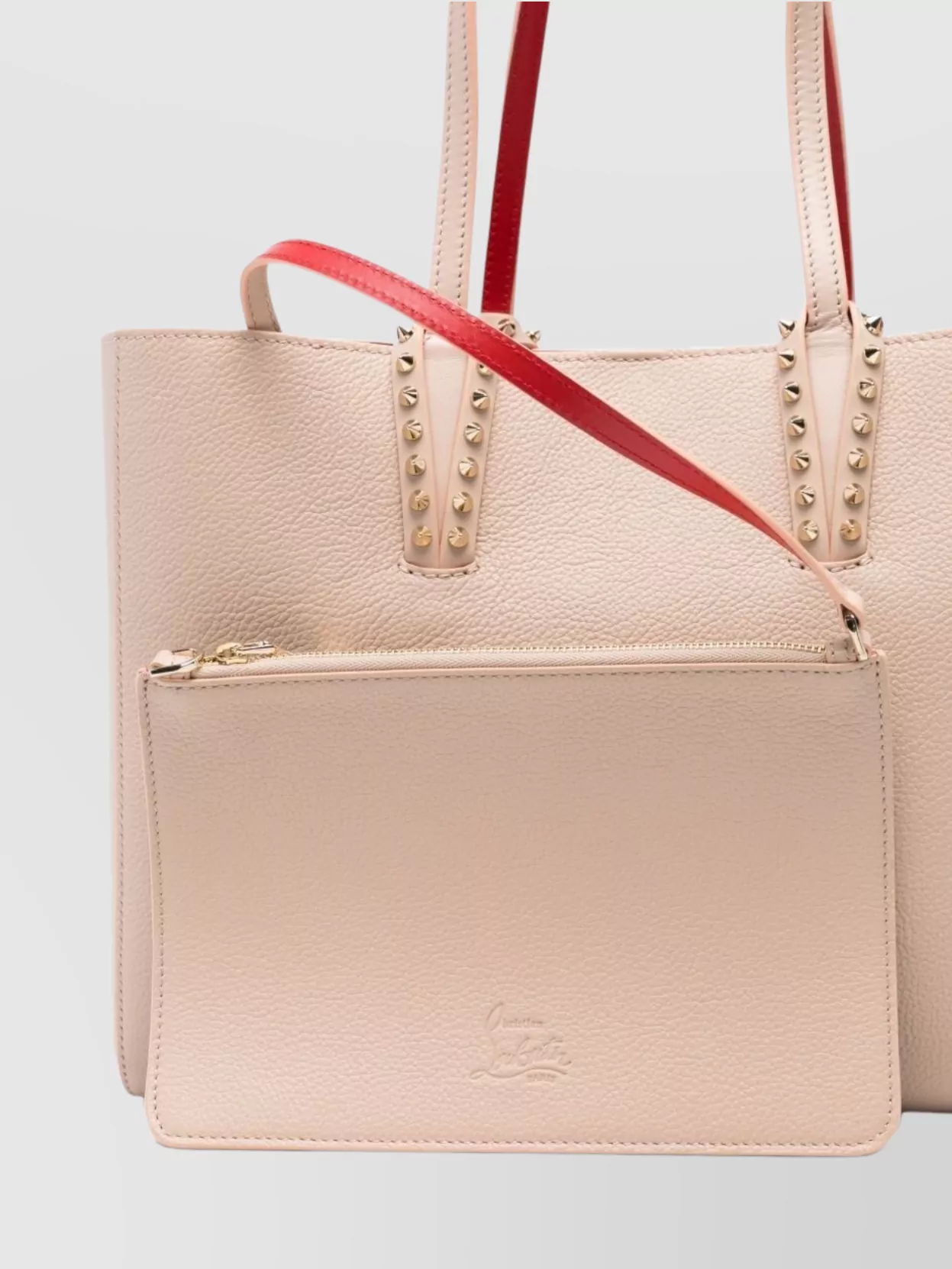 Christian Louboutin Versatile Tote Bag Studded Handles