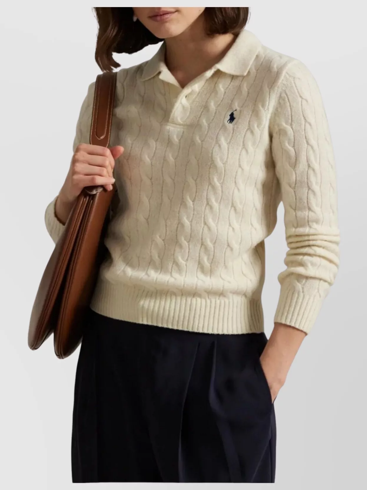 Polo Ralph Lauren Cable Knit Long Sleeve Shirt