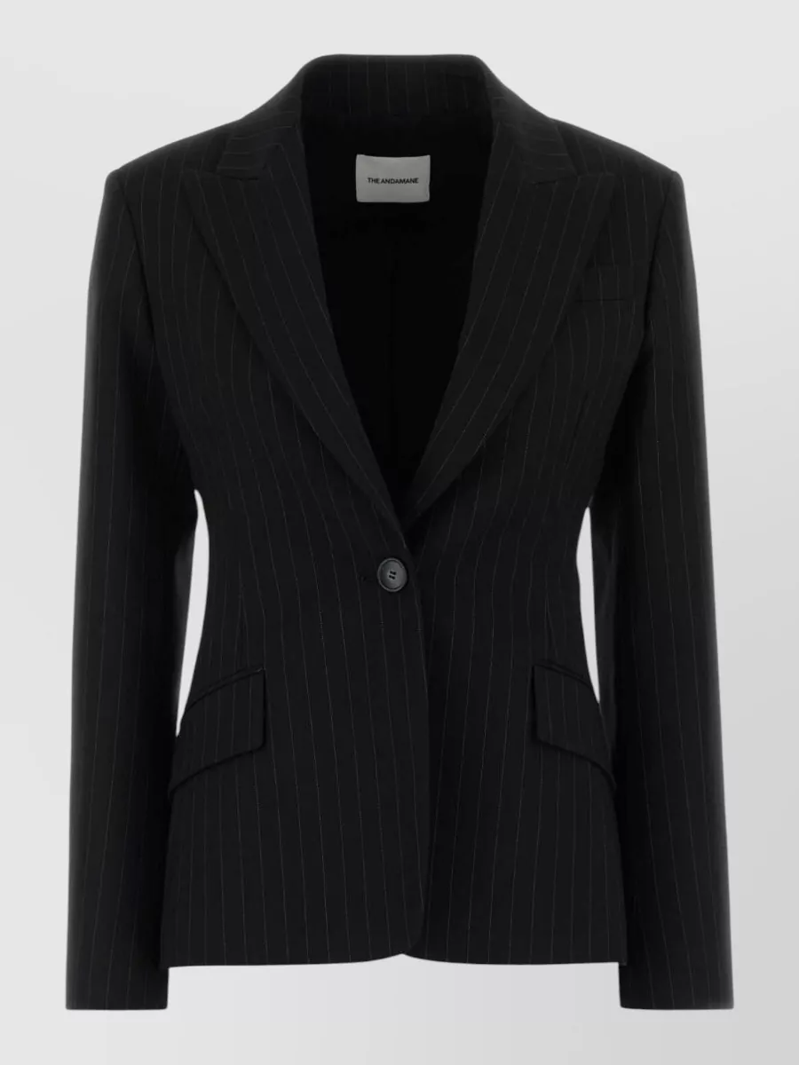 The Andamane embroidered stretch cotton blend blazer