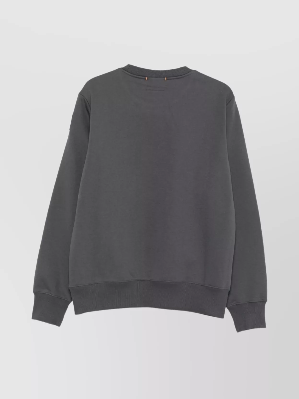 Parajumpers Crewneck Sweatshirt With Diagonal Back Structure In Gray
