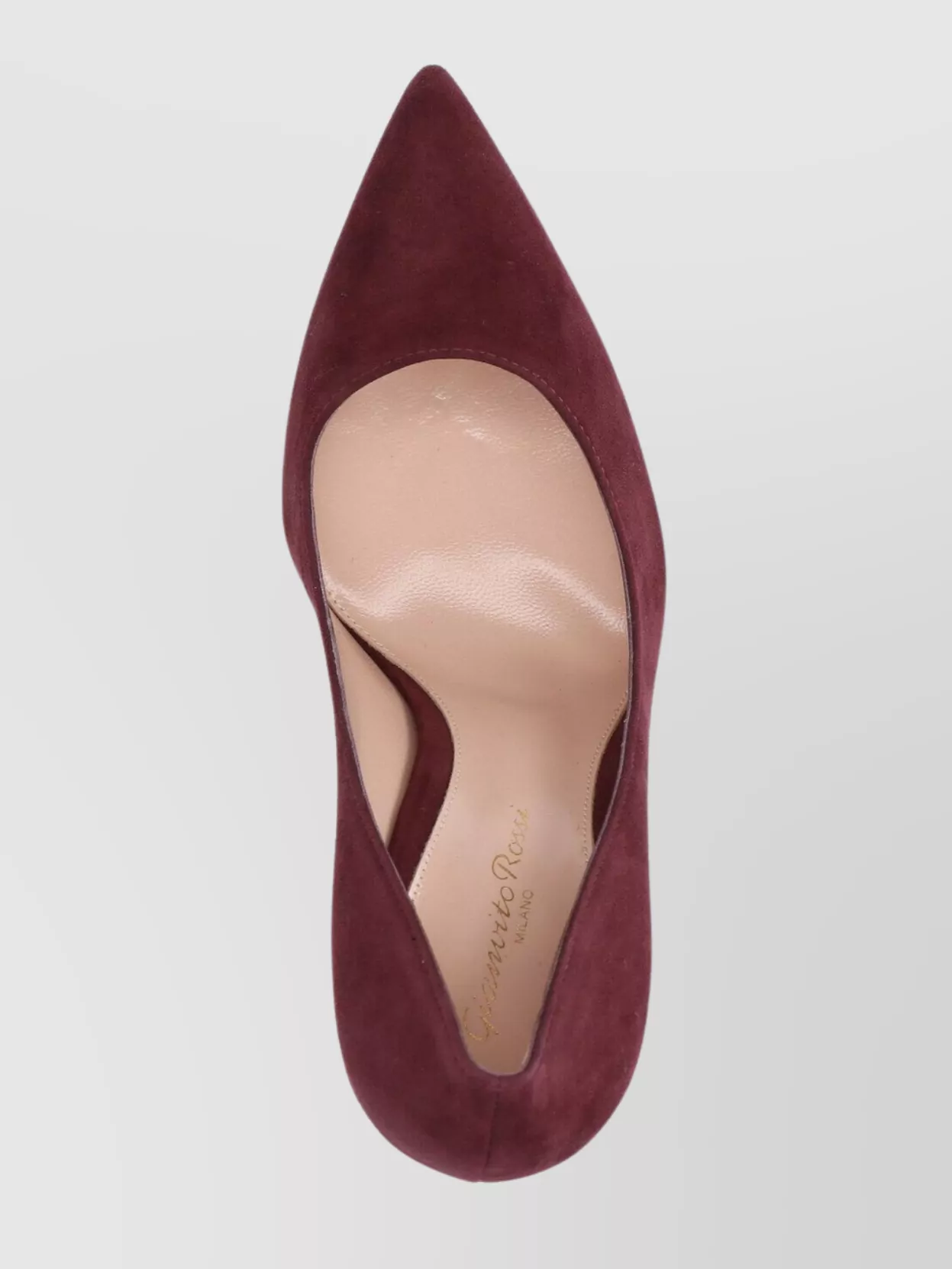 Gianvito Rossi Pointed Toe Suede Stiletto Heel Pumps