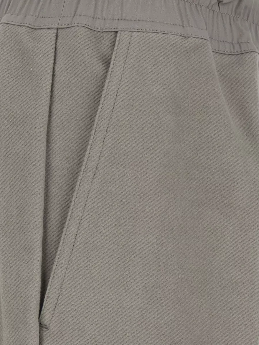 Rick Owens Cotton Wide-Leg Trousers