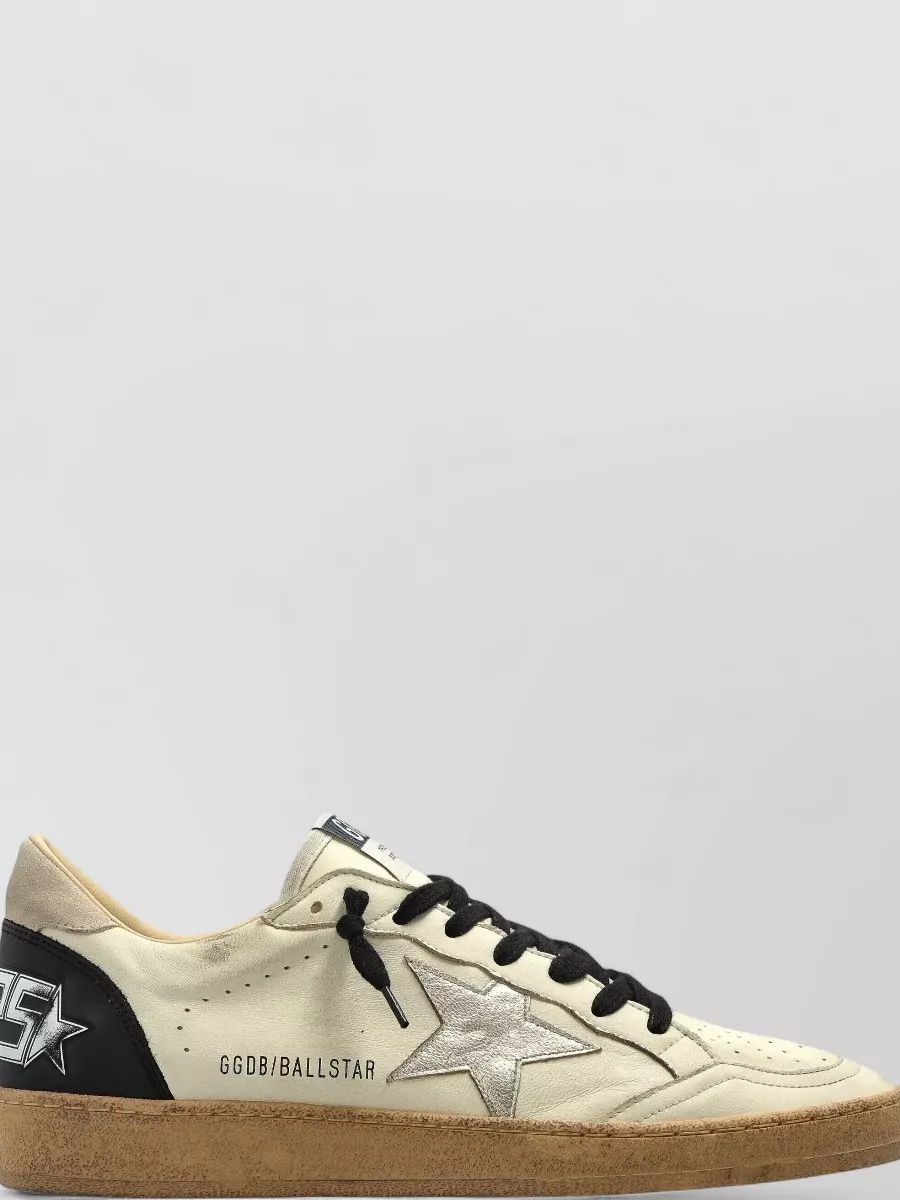 Golden Goose Leather Low-Top Sneakers