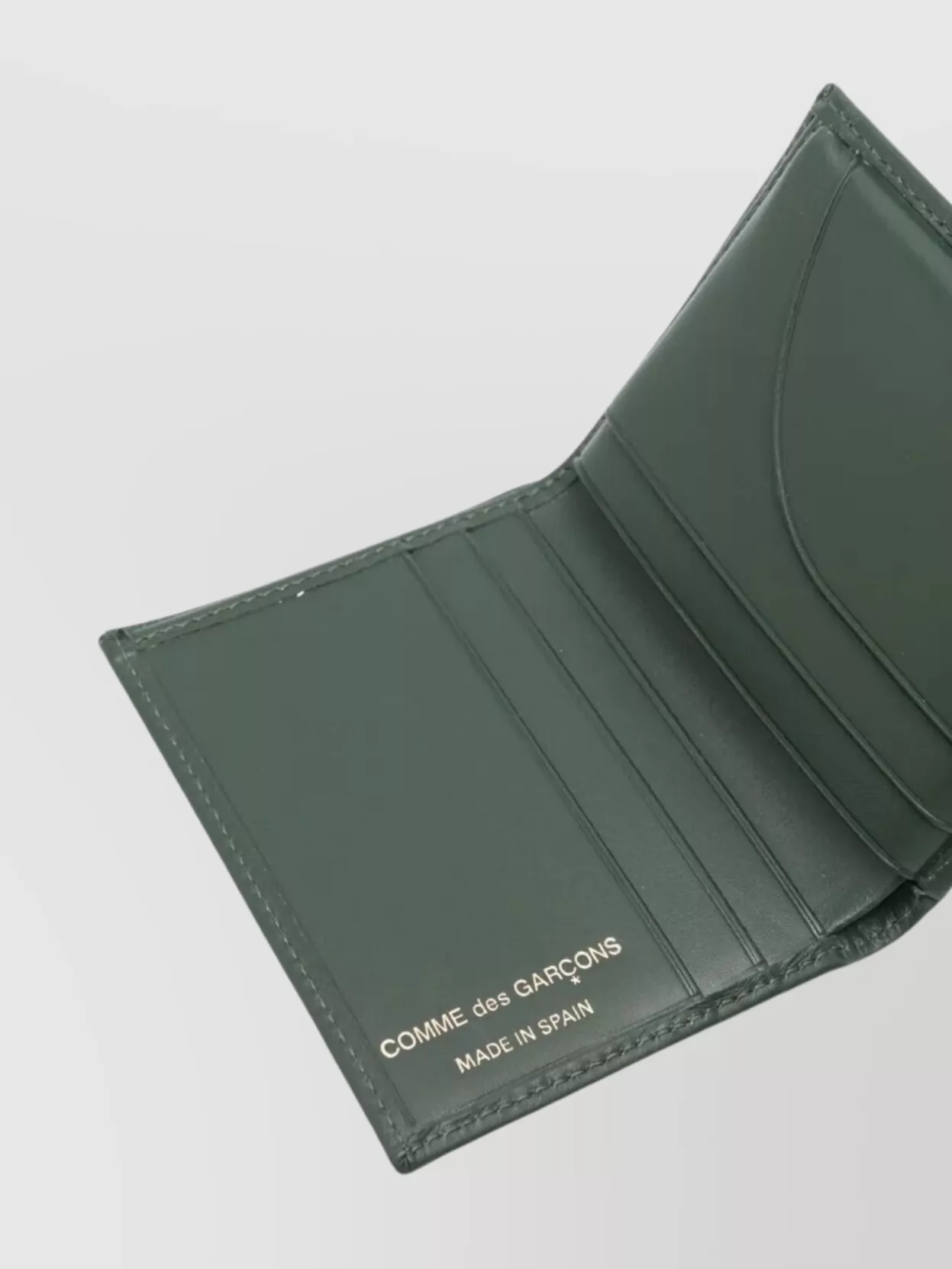 Comme Des Garçons Leather Bi-fold A-line Wallet