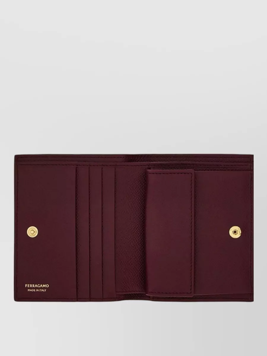 Ferragamo Leather Compact Wallet