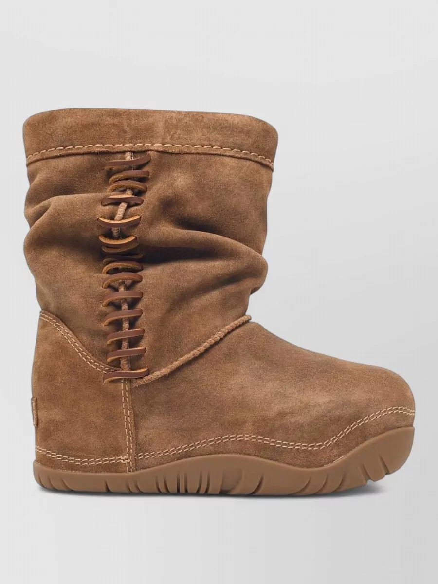 Ugg leather ankle boots