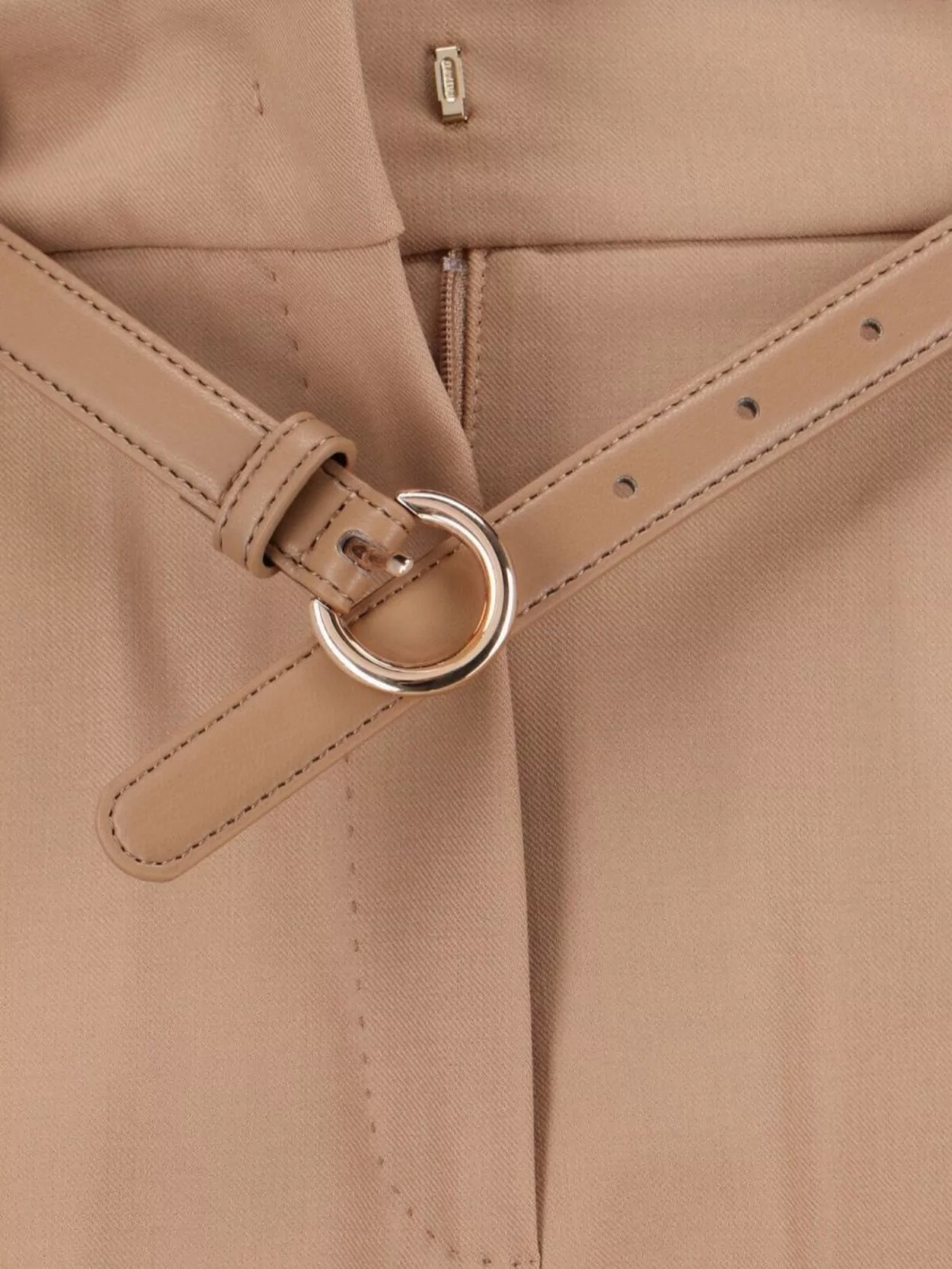 Max Mara High Waist Wide Leg Trousers With Belt