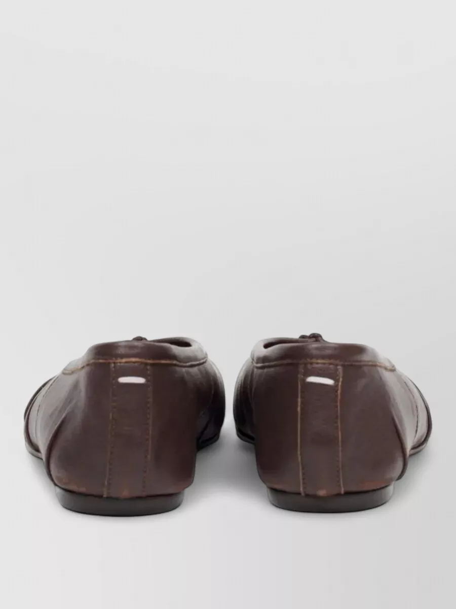 Maison Margiela Leather Tabi Ballerina Shoes