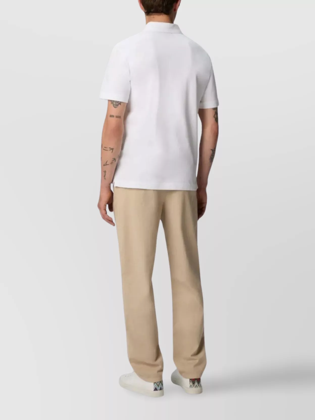 Missoni Handcrafted Short Sleeve Polo Shirt