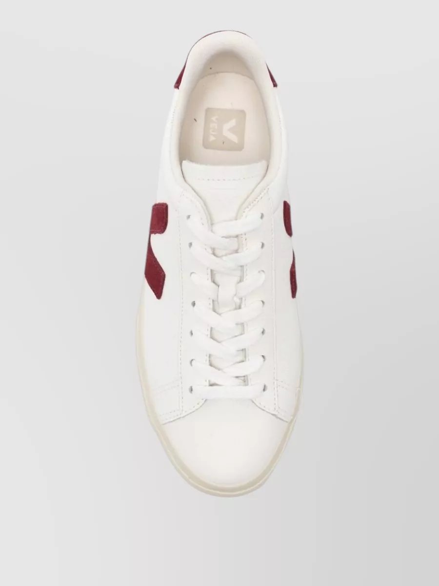 Veja Leather Lace-Up Sneakers
