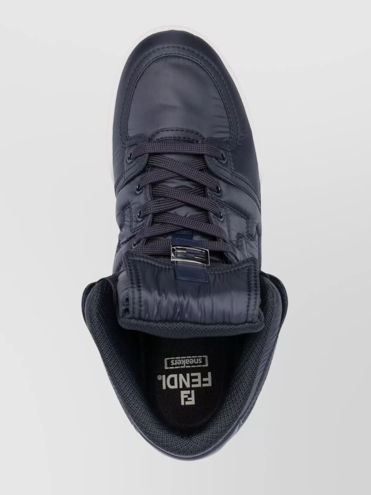 Fendi Collar Padded Toe Round Sole Rubber