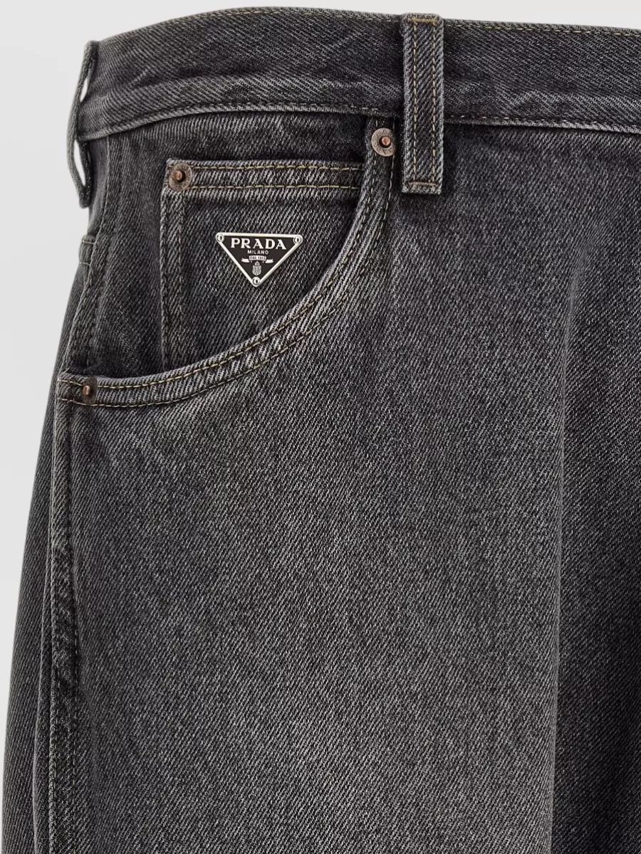 Prada Denim Straight-Leg Jeans