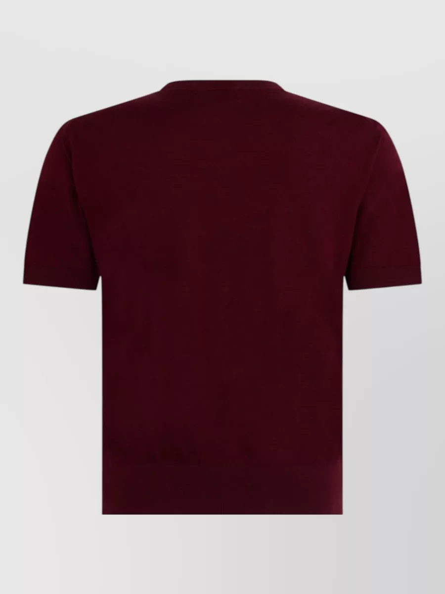 Saint Laurent Wool Short-Sleeve T-Shirt