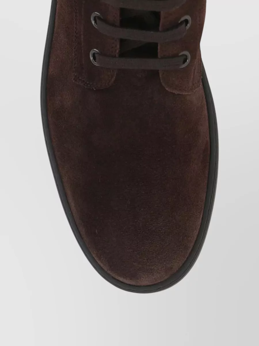 Tod's Leather Lace-Up Ankle Boots