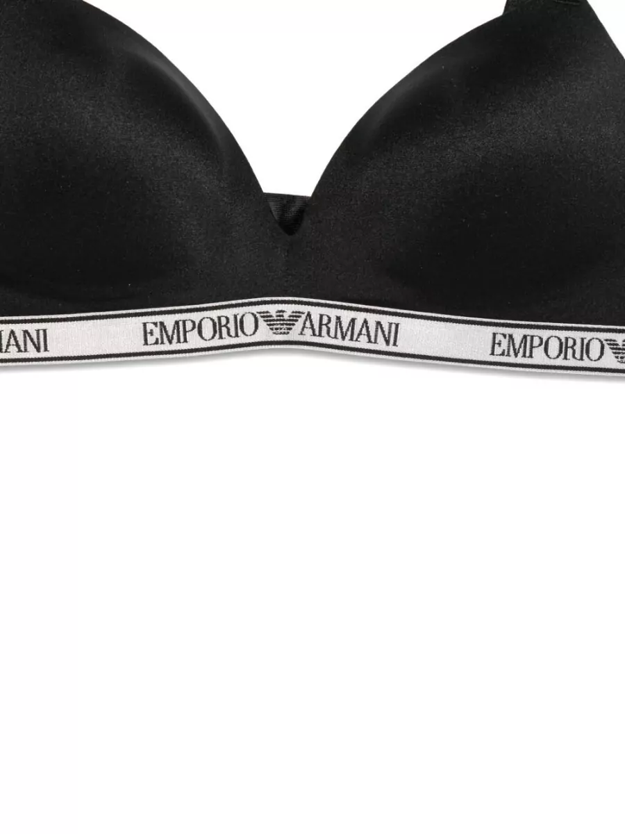 Emporio Armani Cotton Padded Triangle Bra