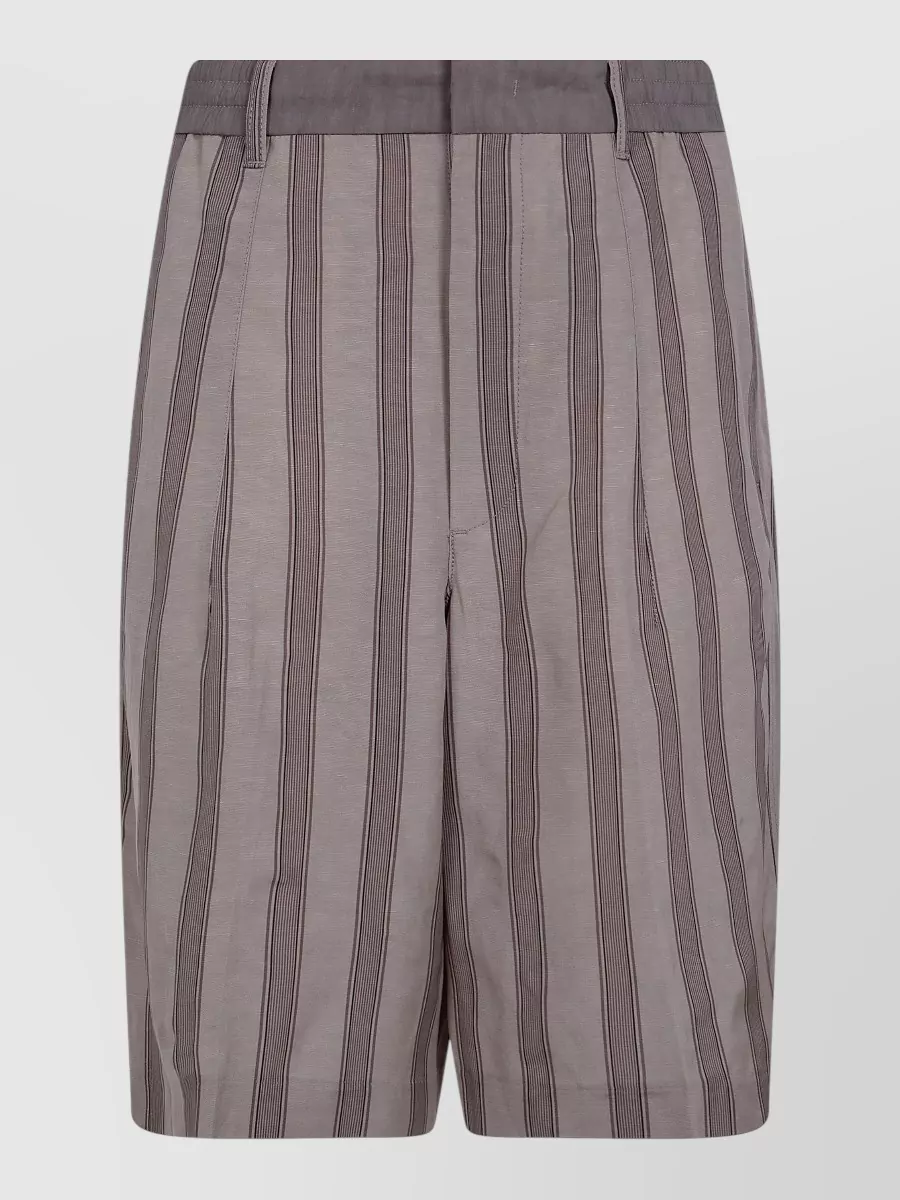 Emporio Armani Straight-leg bermuda trousers