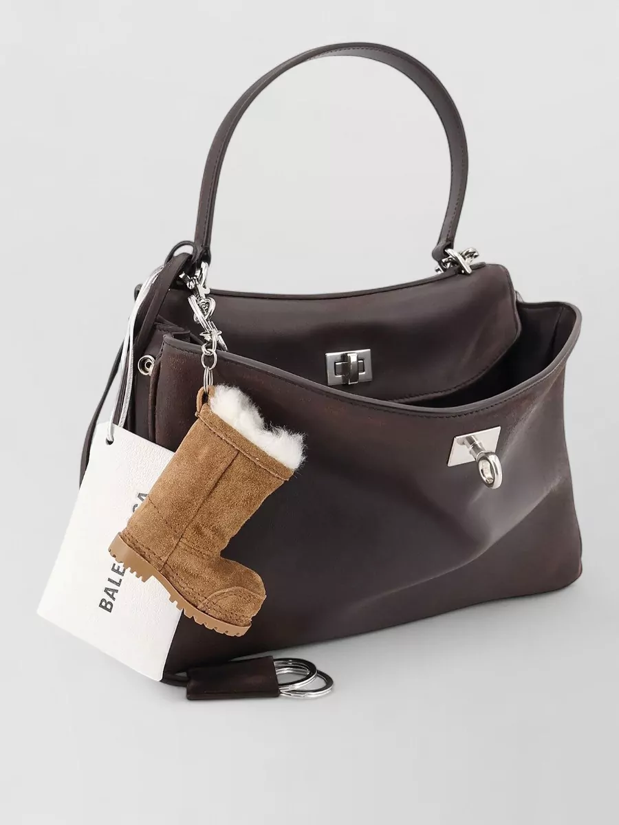Balenciaga Rodeo Small Leather Shoulder Bag