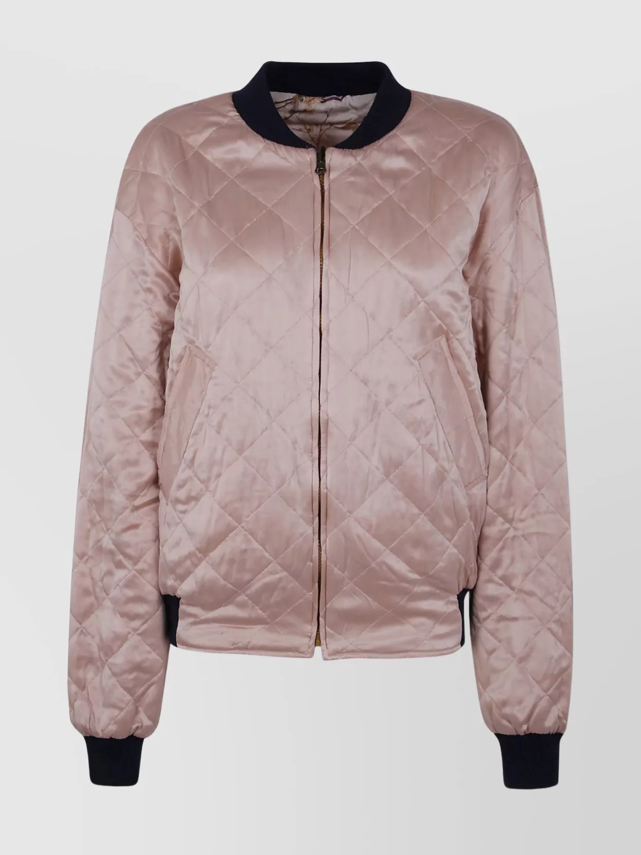 Pierre Louise Mascia Reversible Embroidered Quilted Bomber Jacket