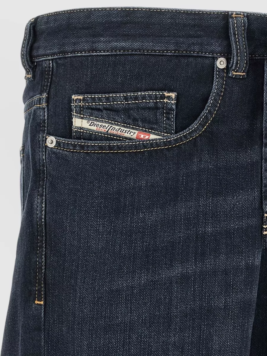 Diesel 2001 D-Macro Low-Rise Wide-Leg Straight-Leg Jeans