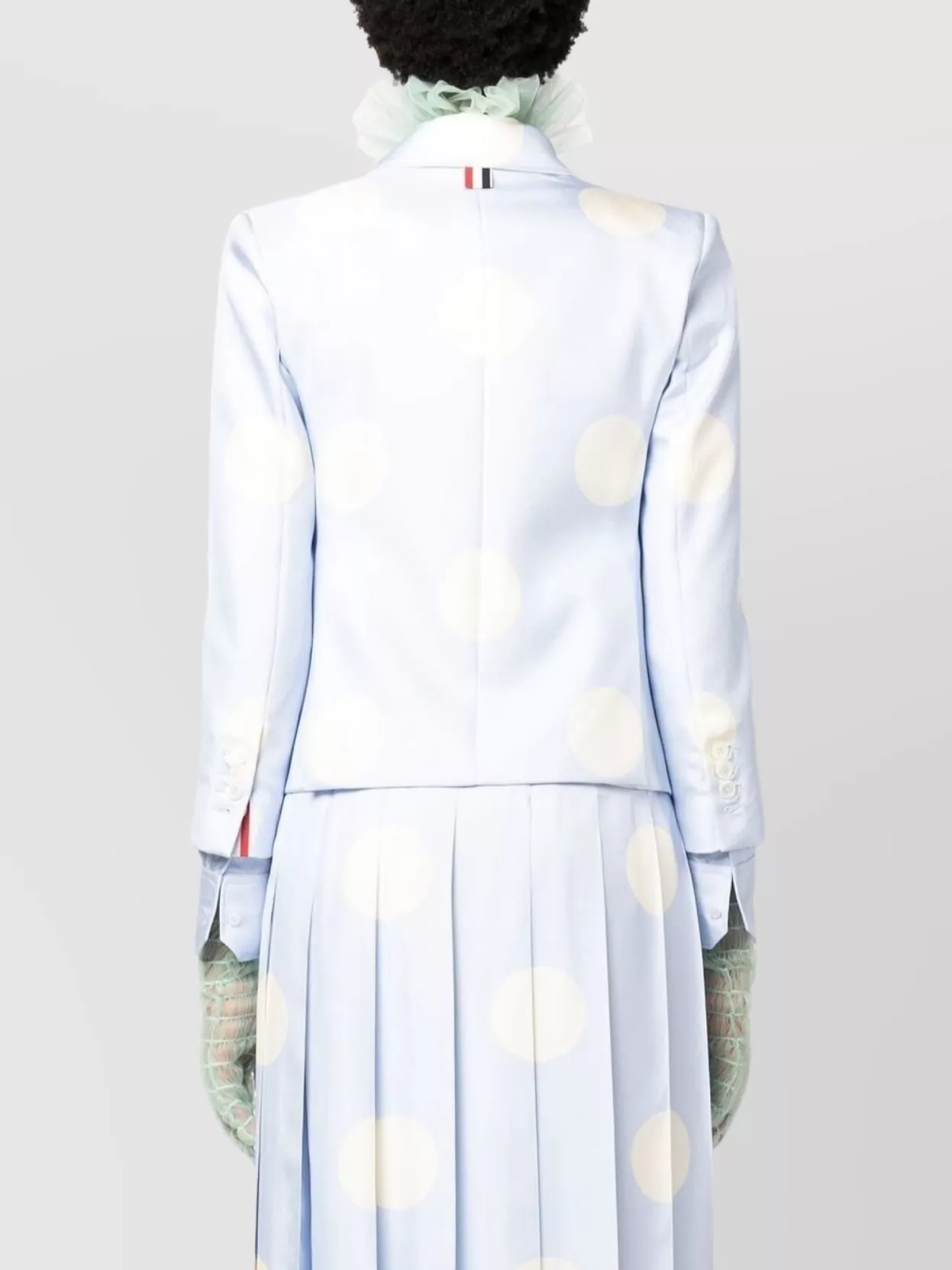 Thom Browne Polka-Dot Print Silk Blazer