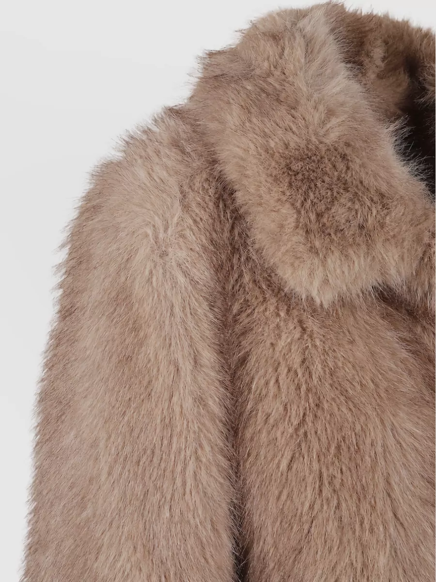 S Max Mara Faux Fur Jacket