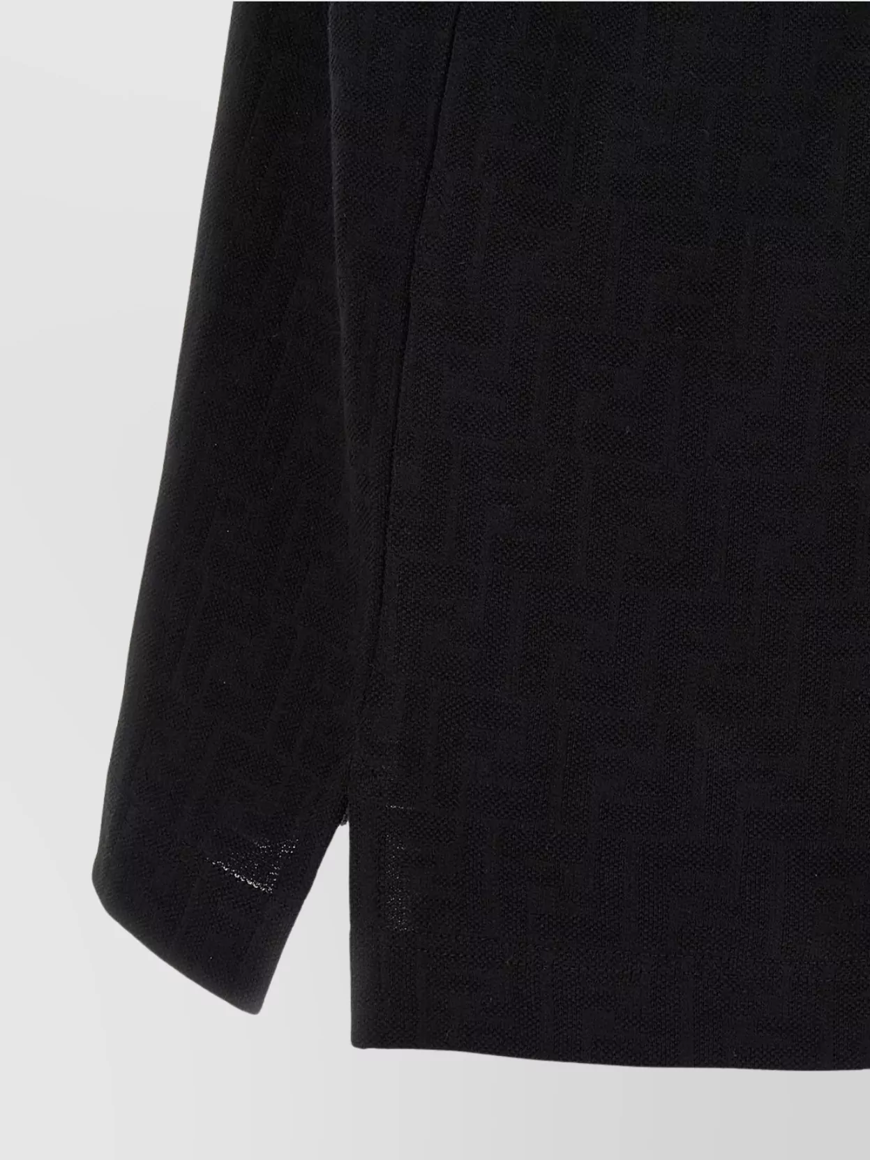 Fendi Jacquard Patterned Polo Shirt