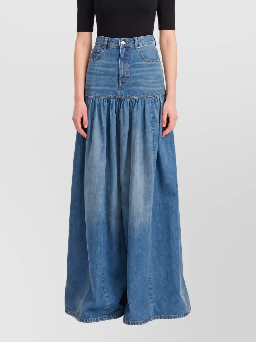 Chloé denim high-rise wide-leg balloon jeans