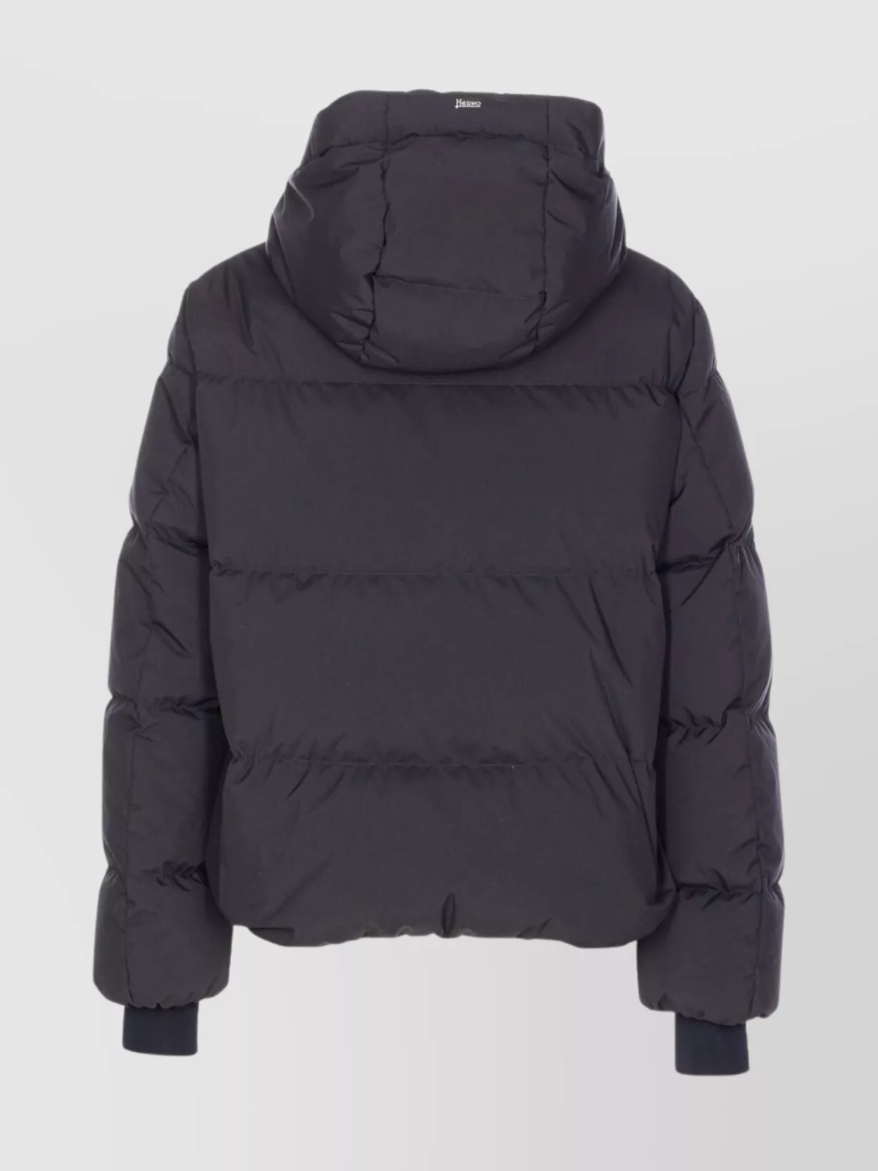 Herno Women Short 2 Layers Padded Down Jacket In Blue