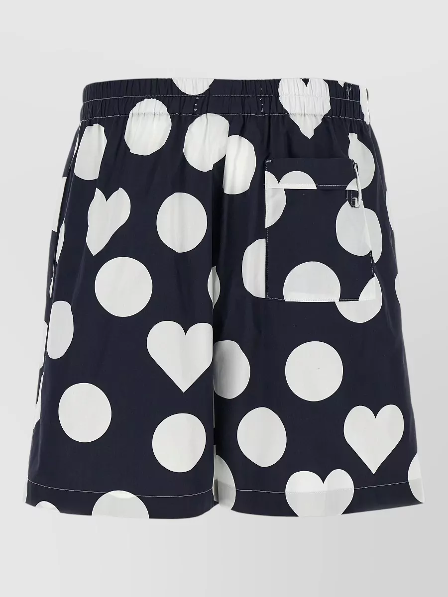 Jacquemus Cotton Printed Bermuda Shorts