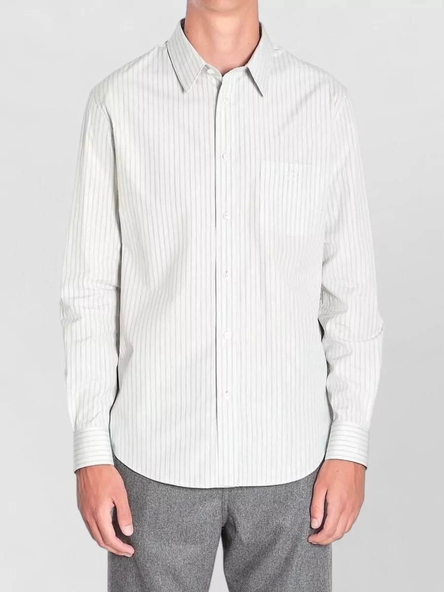 Celine striped relaxed-fit cotton shirt