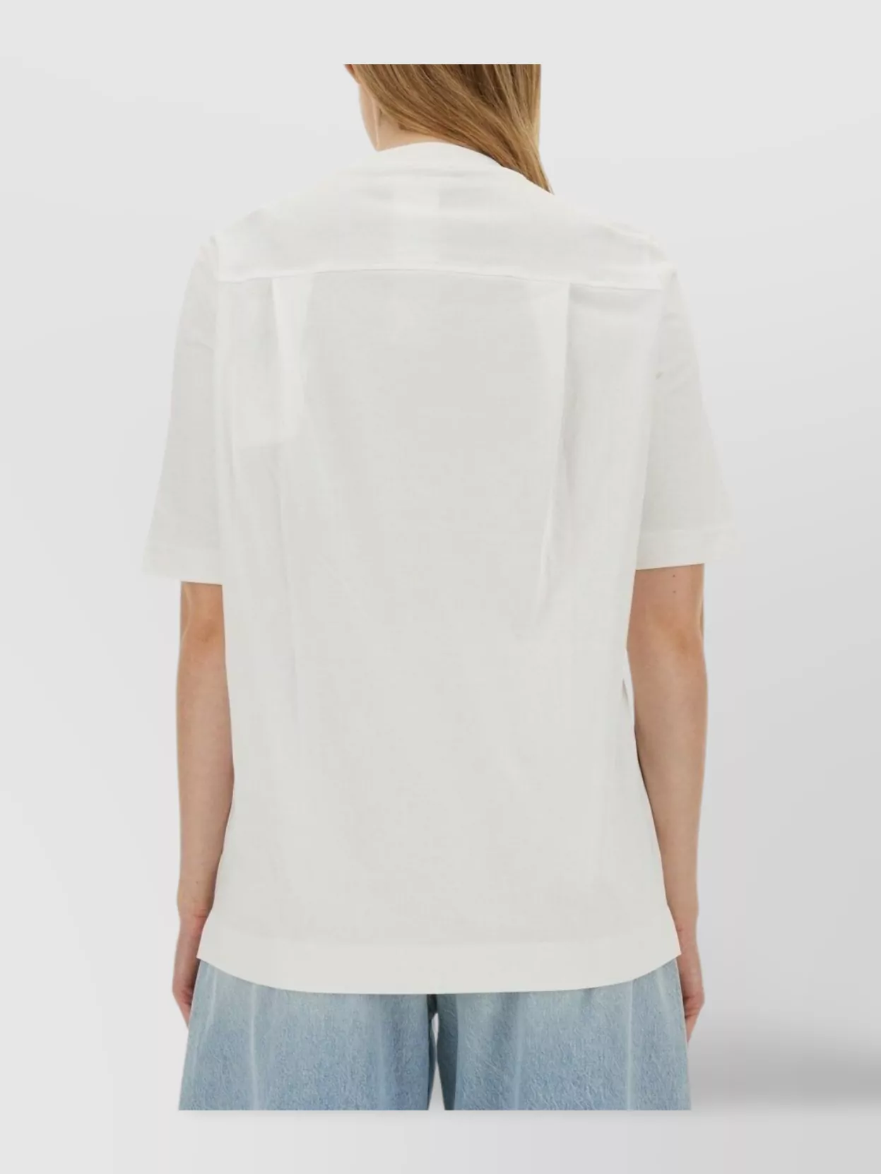 Sportmax Block Panel Round Neck T-Shirt