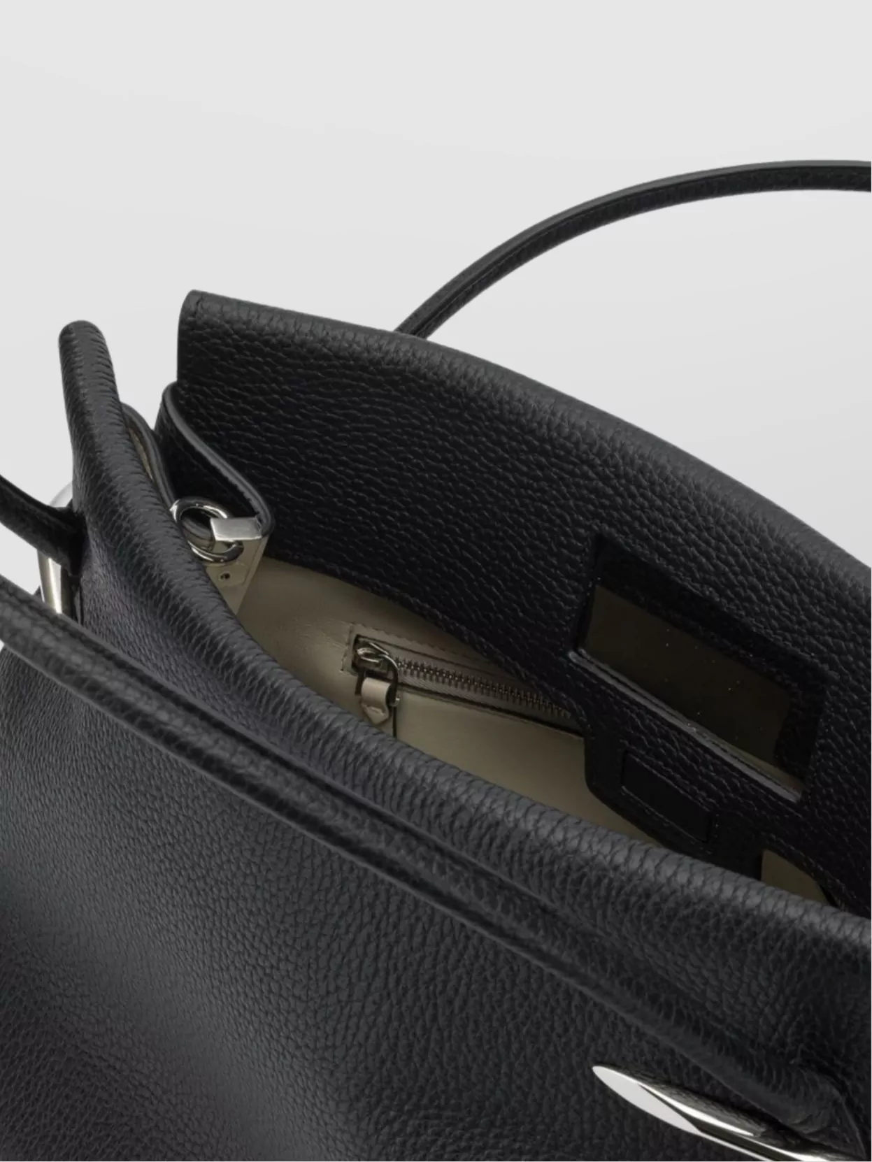 Givenchy Textured Shoulder Bags Metal Accents