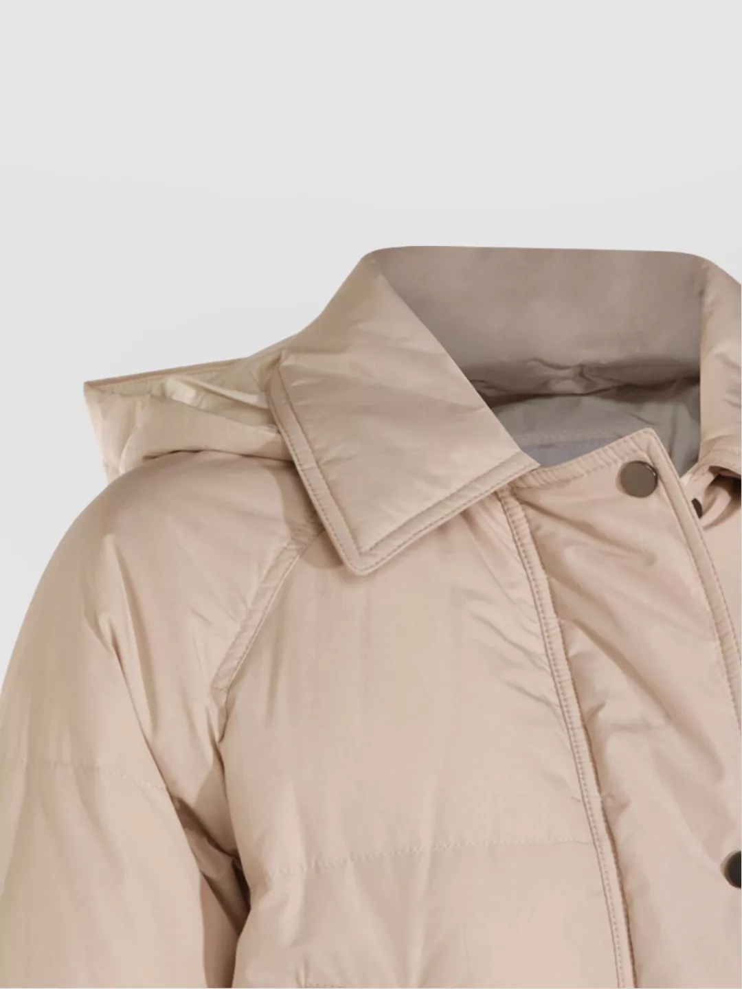 Brunello Cucinelli Quilted Long Length Hooded Jacket