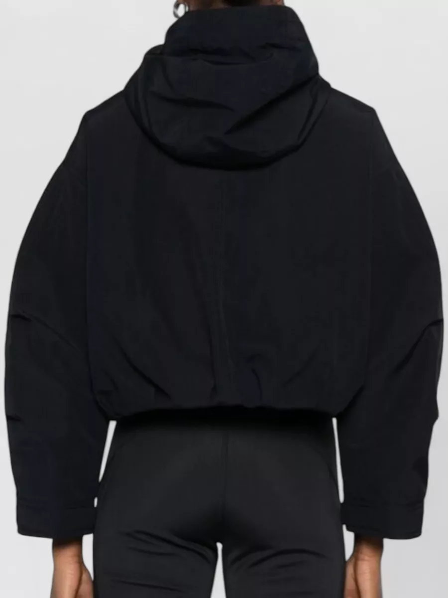 Moncler Eucalyptus Quilted Cropped Down Bomber Jacket
