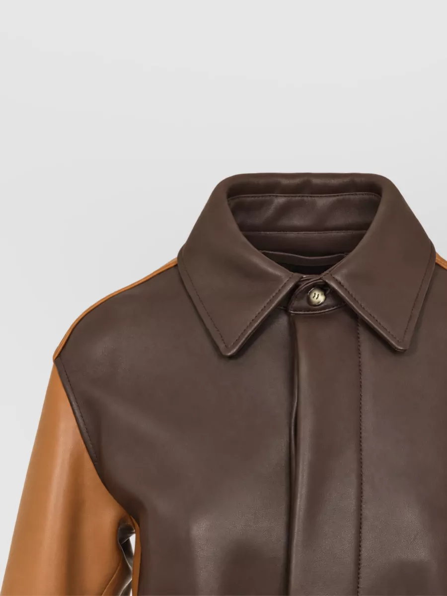 Loewe Leather Belted Coat