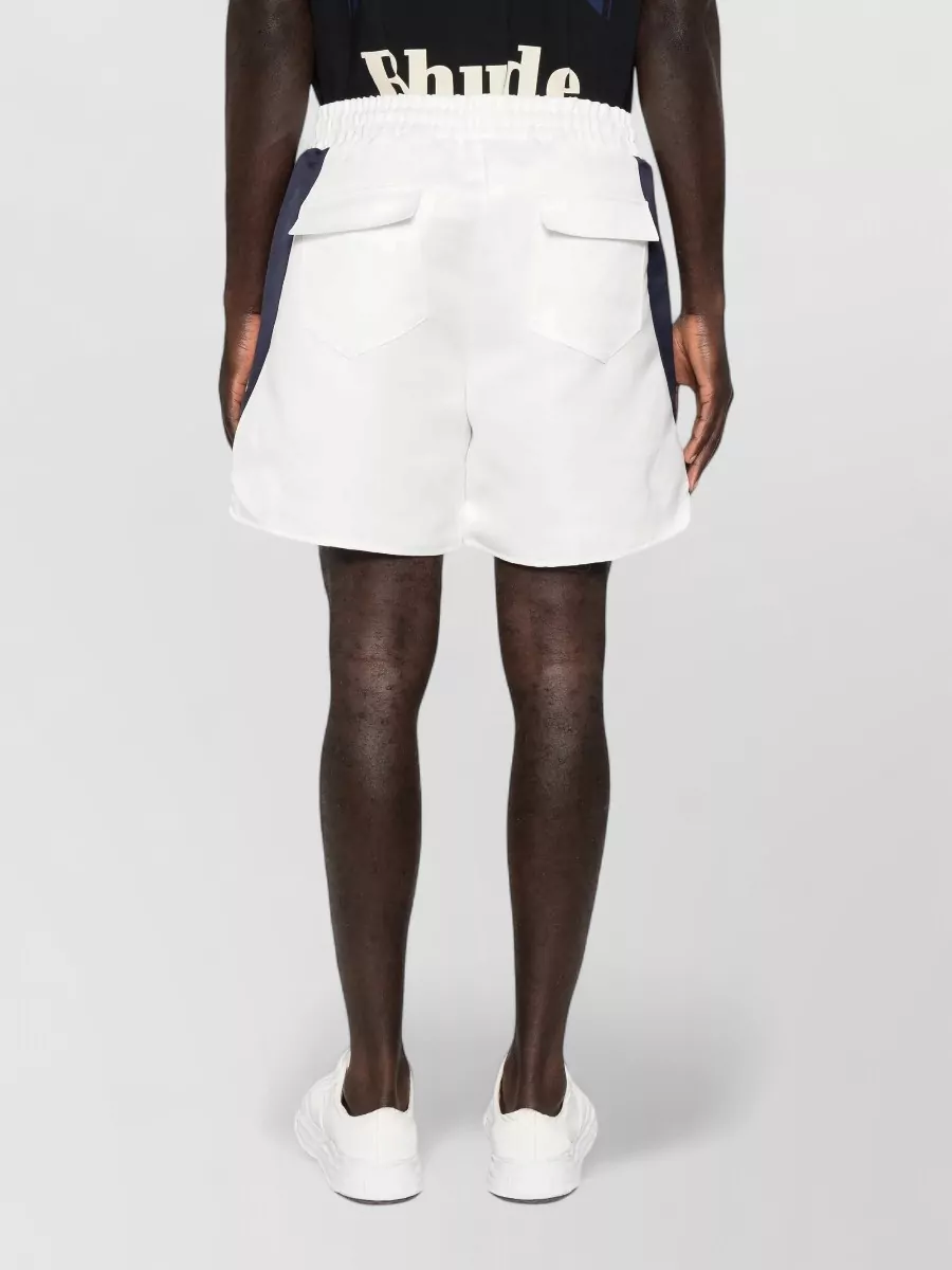 Rhude Logo-Patch Swim Shorts