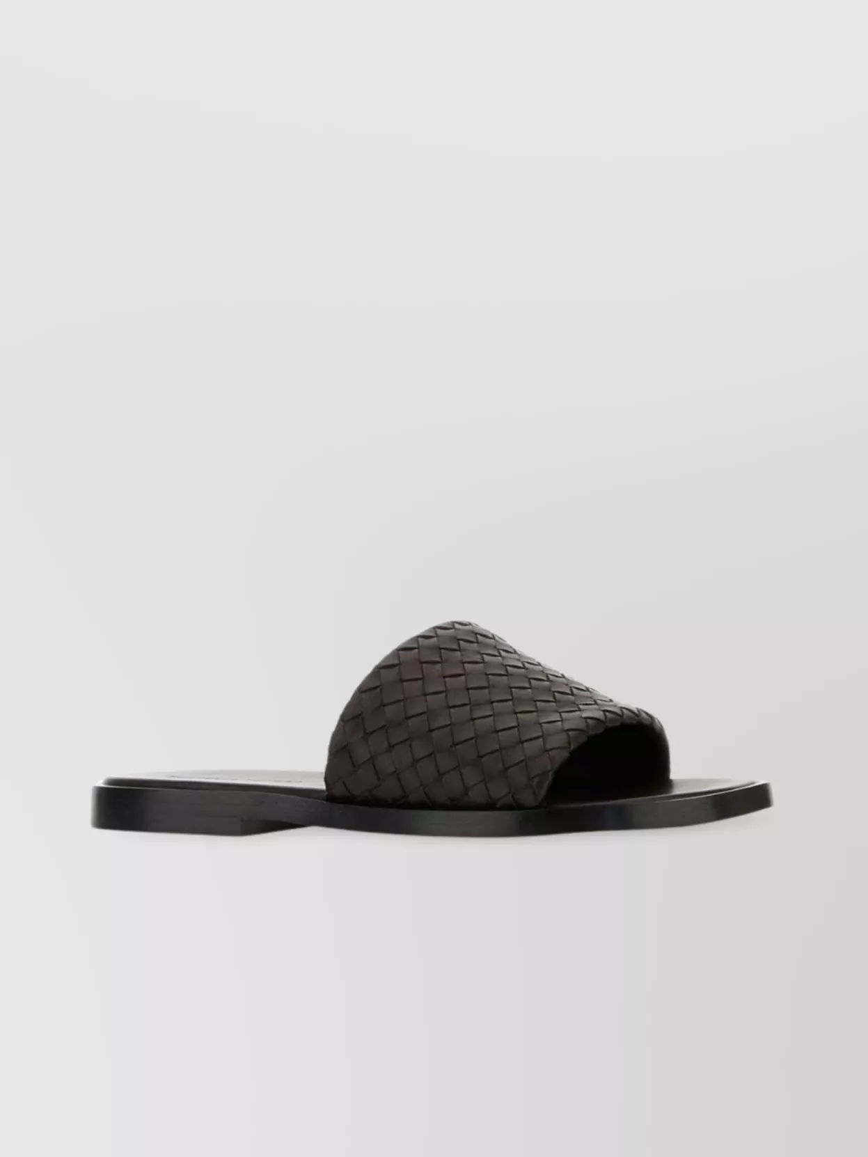 Bottega Veneta Nappa Leather Slippers Strap Woven