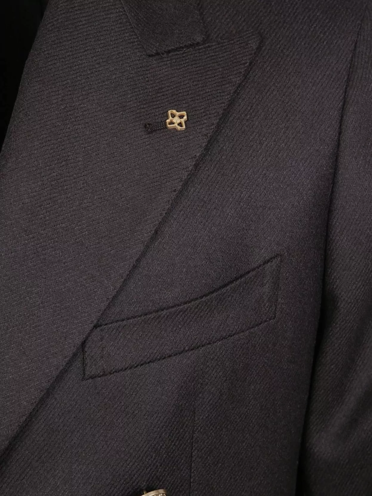 Tagliatore Men's Double-Breasted Jacket Button Detailing
