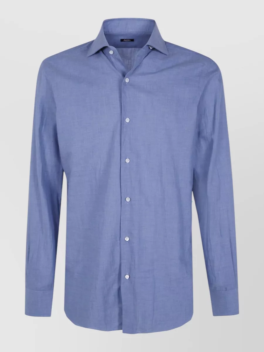 Barba Napoli chevron classic shirt