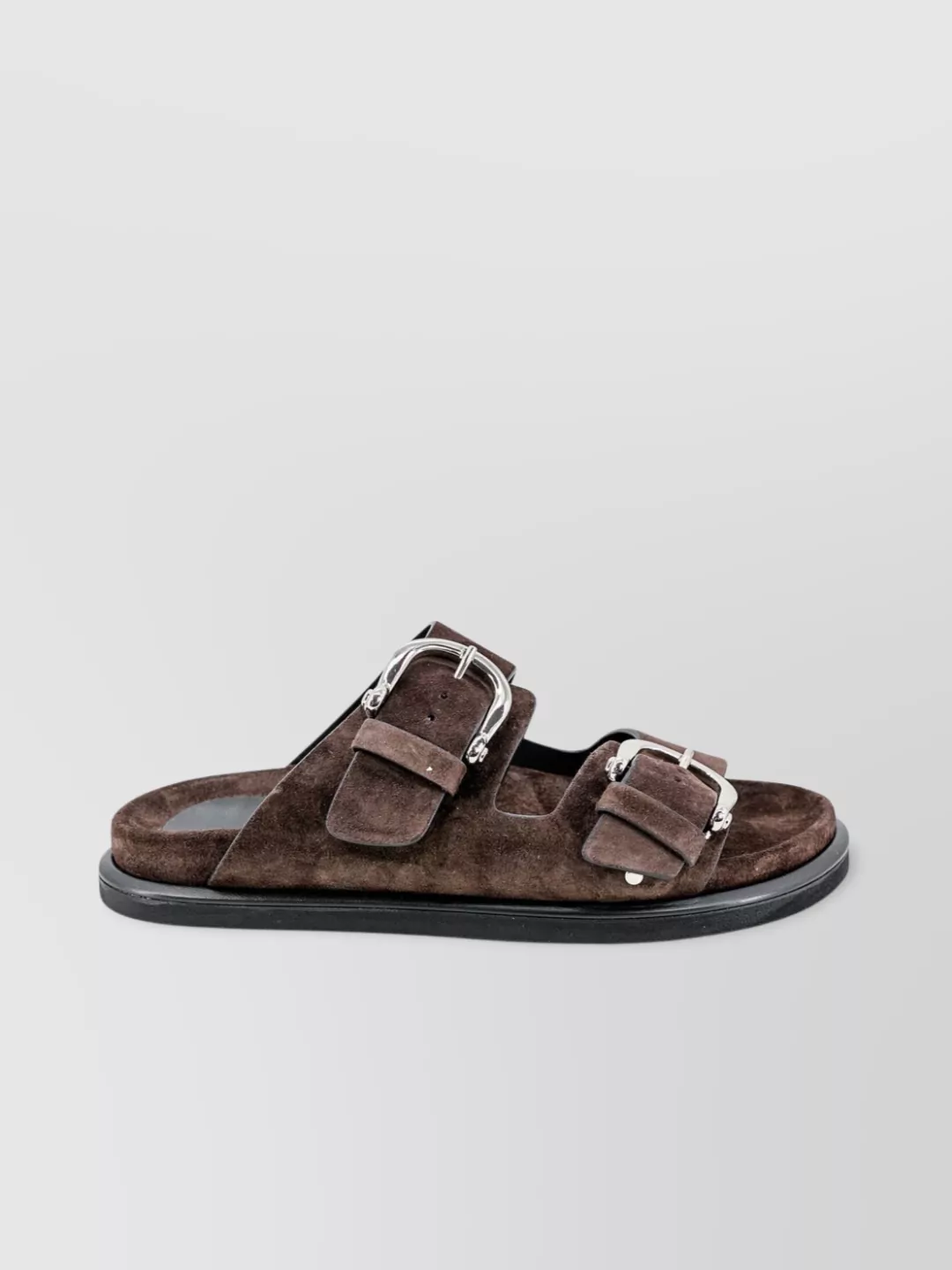 Shop P.a.r.o.s.h Leather Slip-on Open Toe Sandal
