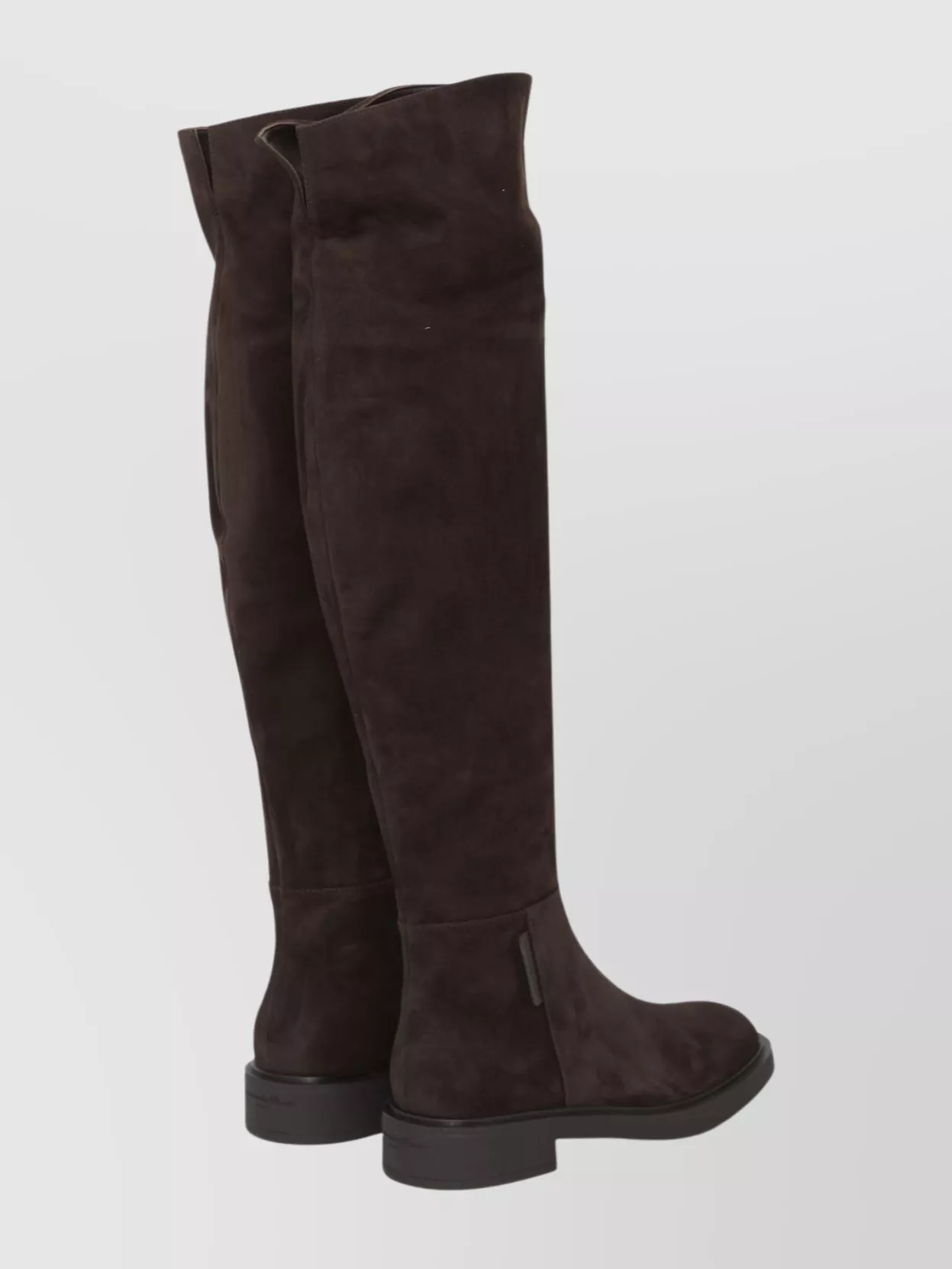 Gianvito Rossi Lexington Over-the-knee Suede Boots In Brown