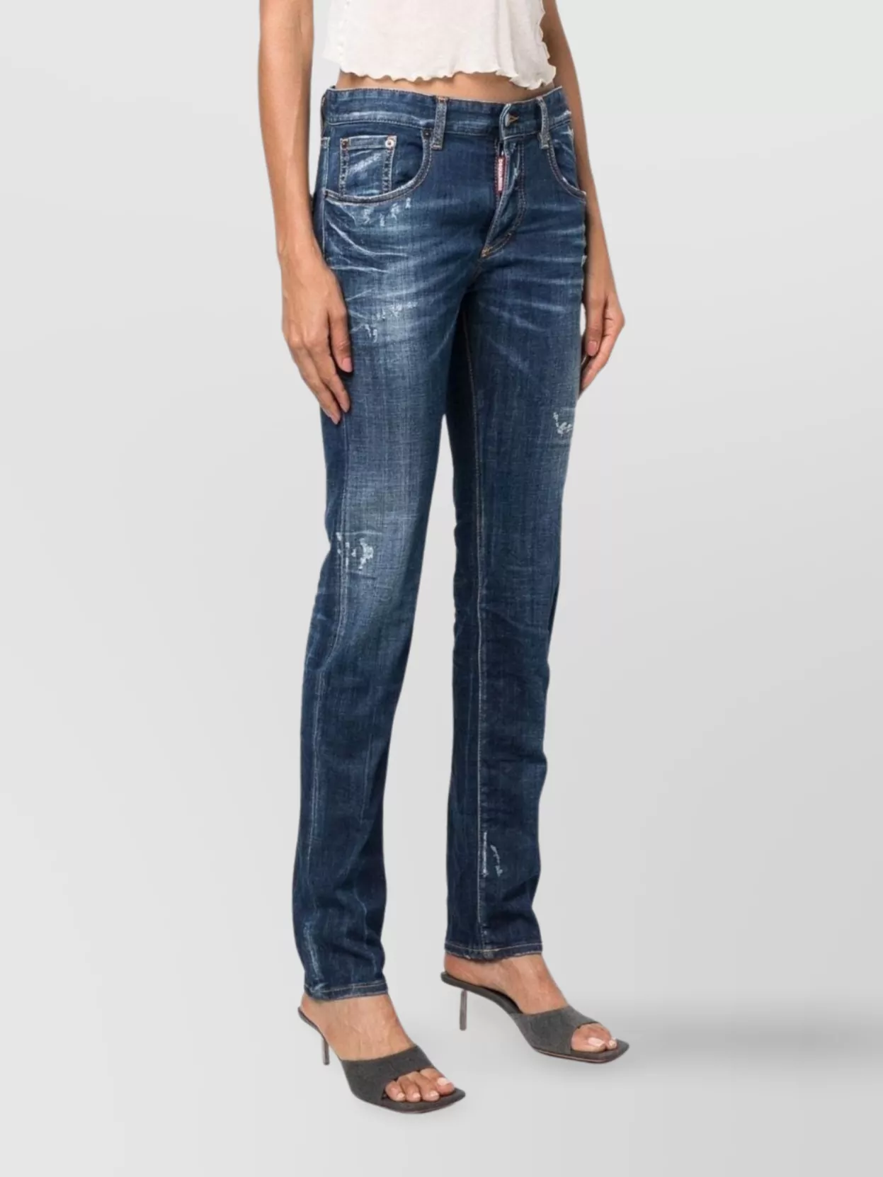 Dsquared2 Casual Trousers Featuring Five-Pocket Design