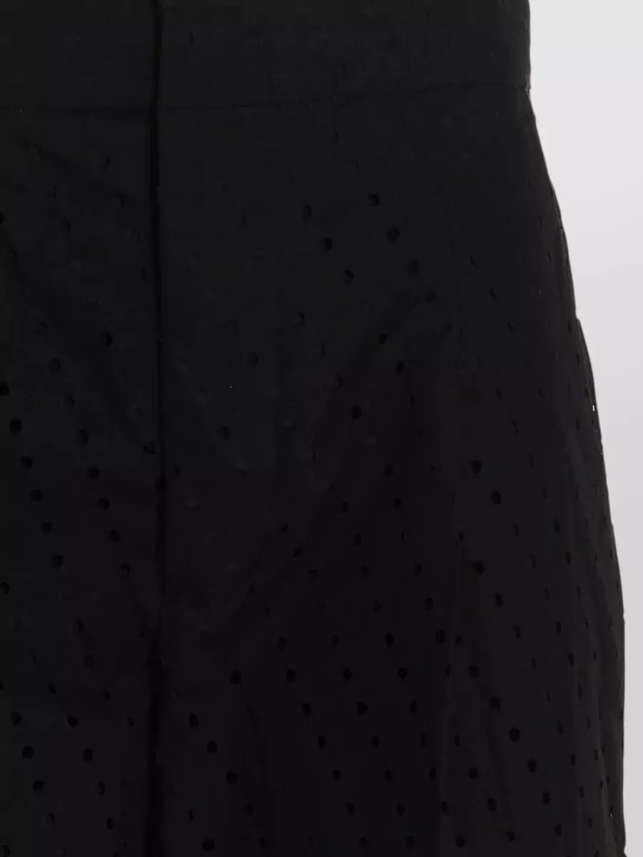 Nude Pleated Cotton T-Shirt