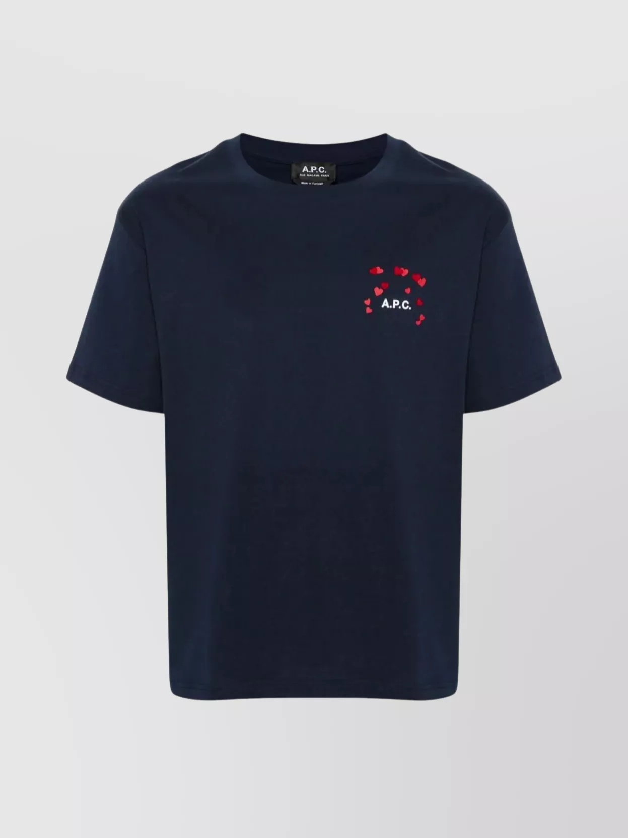 Shop Apc Versatile Crew Neck T-shirt With Short Sleeves In Blue
