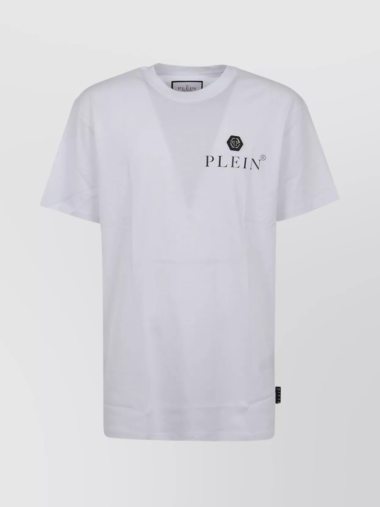 Shop Philipp Plein Crew Neck Hexagon T-shirt